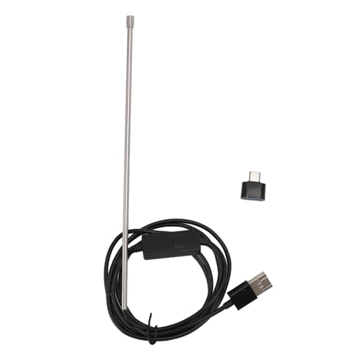 Sunicon 3-in-1-Industrie-Endoskop, 1,5 m IP67 wasserdichte Inspektionskamera Typ C Micro-USB-Endoskop mit 6 LED-Leuchten für Android-Telefon-Tablet-Gerät (3.9MM) von Sunicon