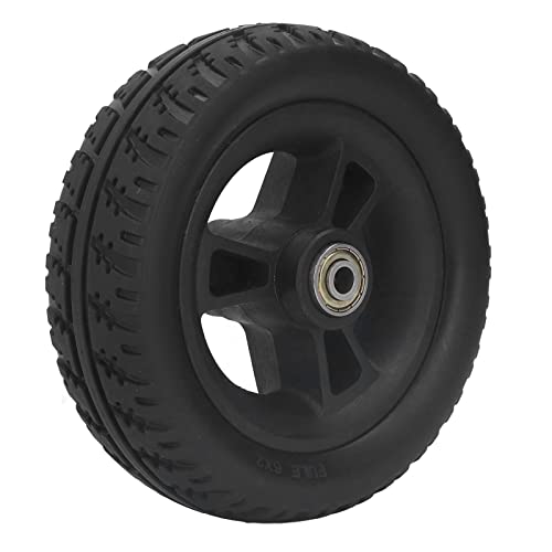 Sunicon 6in Rollstuhlrad, PU -Nicht -Schlupf -Verschleiß -Starker -Lagerkapazitäts -Reifen -Reifenersatz für elektrische Rollstühle, Trolleys von Sunicon