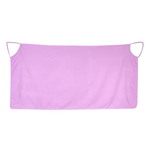 Sunicon Bademantel, Super Saugfähiges Badetuch Strandtuch, Microfiber Weich Doppelschulter Design Duschtuch für Dusche Pool Spa Badezimmer(Purple) von Sunicon