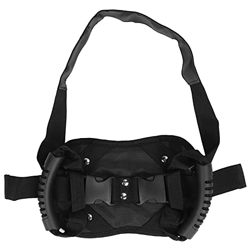 Sunicon Black Motorcycle Sicherheitsgürtel Elektromobile Rücksitzgurt Griff für Motorrad Passagier von Sunicon