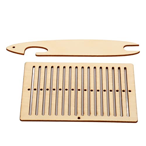 Sunicon DIY Weaving Craft Kit for Kids Adult,Wooden Belt Weaving Weaving Shuttle Tools Arts Crafts for Bracelet Bag Belt Camera Strap Sunicon DIY Weaving Craft Kit for Kids Adult,Wooden Belt Weaving Weaving Shuttle Tools Arts Crafts for Bracelet Bag Belt Camera Strap von Sunicon