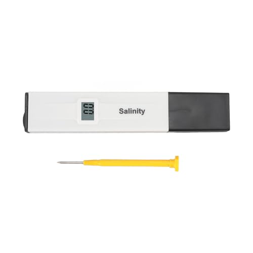 Sunicon Digitaler Salzgehaltstester, 0 bis 19,90% Messbereich, genaues Salzmessgerät für Küche, Aquarium, Trinkwasser, Suppe von Sunicon