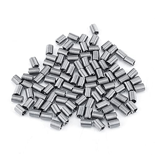 Sunicon -Gewindeeinsätze, 100pcs M4 Edelstahl SS304 Sprosed Draht Helical Schraubengewindeeinsätze für die Industrie (M4*0,7 * 3d) von Sunicon