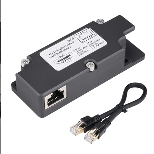 Sunicon Kabeladapter, Dishy-Kabeladapter auf RJ45 ABS, rechteckiger Antennenkabeladapter, rechteckiger Antennenkabeladapter für Starlink von Sunicon