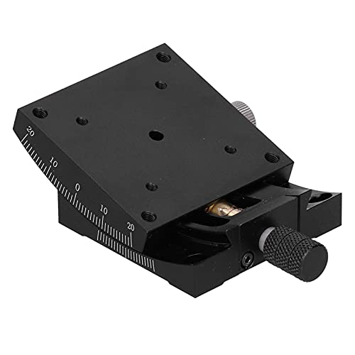 Sunicon Linear Stage, Goniometer Turbine Dovetail Fine Tune Manual Platform HXV‑A60 60x60mm for Optical Equipment, Measuring Devices von Sunicon