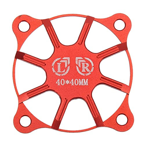 Sunicon RC Lüfter abdeckung 40x40mm Aluminium legierung Schutz zubehör Teil für Motor (Rot) von Sunicon