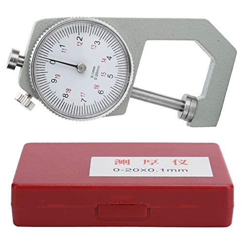 Sunicon -Zifferblattdicke, 0 bis 20 mm Dicke Messgerät Genauige Dicke Messmesser Tester für Schmuckbeobachtungspapier von Sunicon