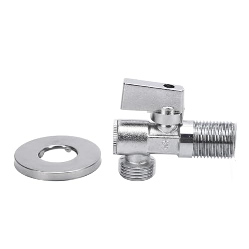 Winkelstoppventil Messing, 1/4 Viertel Turn G1/2 -Zoll -Einlass G1/2 -Zoll -ss Wasser Ausschalten Ventil für Waschbecken Badezimmer Toilette Küchenarmatur Winkelstoppventil Messing, 1/4 Viertel Turn G1/2 -Zoll -Einlass G1/2 -Zoll -ss Wasser Ausschalten Ventil für Waschbecken Badezimmer Toilette Küchenarmatur von Sunicon