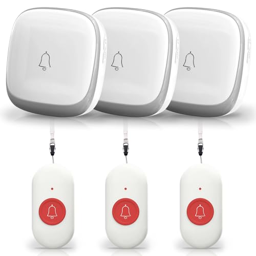 Notrufknopf für Senioren, Senioren Notruf, Emergency Button for Seniors with 3 Transmitters and 3 Receivers Notrufknopf für Senioren, Senioren Notruf, Emergency Button for Seniors with 3 Transmitters and 3 Receivers von Sunity