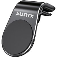 Sunix - kfz Magnet Lüftungsgitter Handy Halterung Lüftung Universal Magnetisch Auto Lüftungsschlitz Smartphone Halter in Schwarz von Sunix