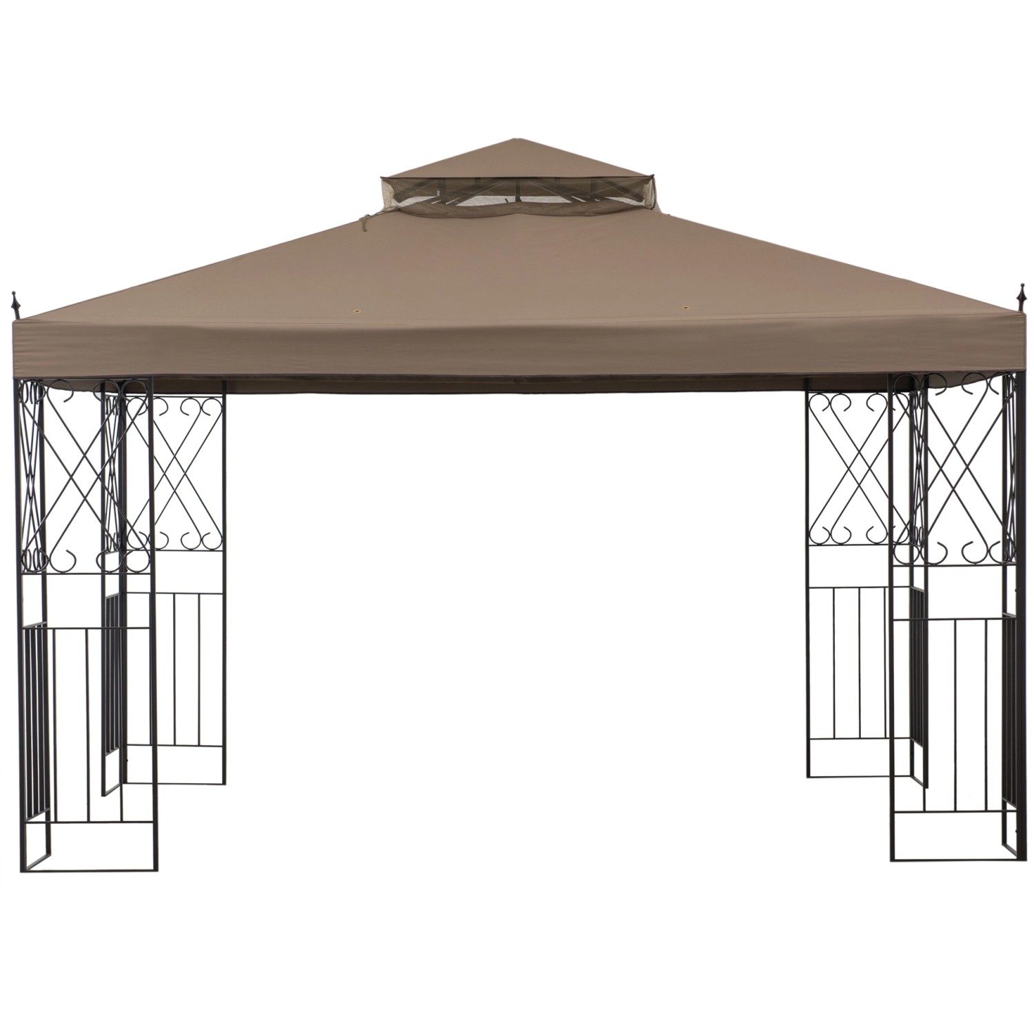 Sunjoy Gazebo Aneto Stoff 300 cm x 360 cm Khaki von Sunjoy