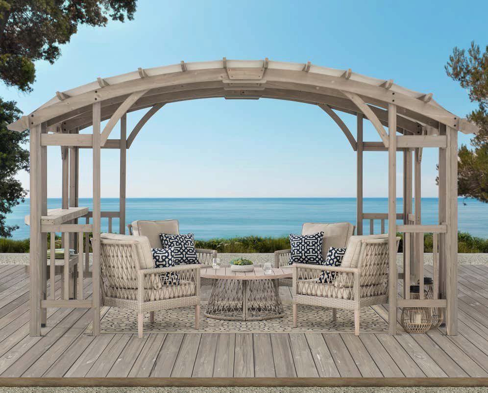 Sunjoy Pavillon Sunjoy Pergola Dajti, Grau von Sunjoy