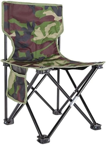 Sunkangkang Ultraleicht Camping Wandern Faltbarer Angelstuhl Camouflage Outdoor Tragbar Freizeit Picknick Strandkorb Faltbarer Stuhl Hocker von Sunkangkang