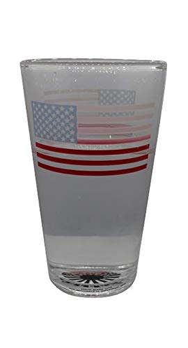Pint-Glas mit USA-Flagge von Sunkiss Unlimited