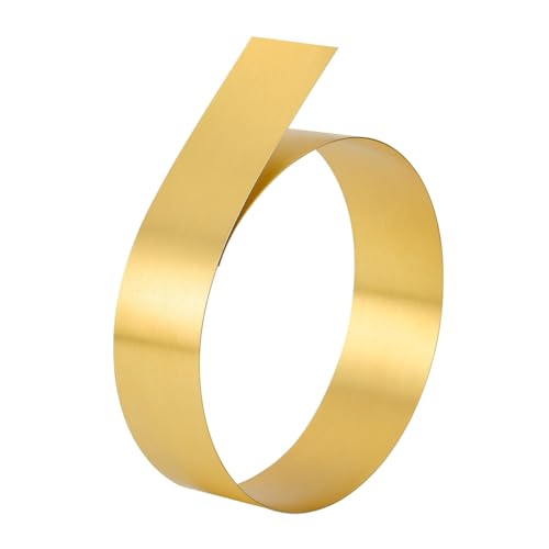 Sunkoo 1000 x 50 x 0,3 mm Messingblechrolle – Dünne Metallplatte zum Basteln, Schmuckdesign, Modellbau, Reparaturen & DIY-Projekte Sunkoo 1000 x 50 x 0,3 mm Messingblechrolle – Dünne Metallplatte zum Basteln, Schmuckdesign, Modellbau, Reparaturen & DIY-Projekte von Sunkoo