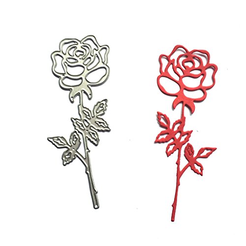 Sunlera Metall Rose Blume Stanzformen Stanze für die Herstellung von zarten Karten Fotoalbum von Sunlera