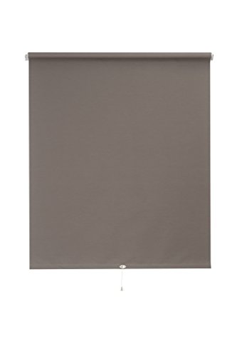 Sunlines HWA10192 Springrollo Verdunklung, Stoff, grau/weiß, 102 x 180 cm von Sunlines