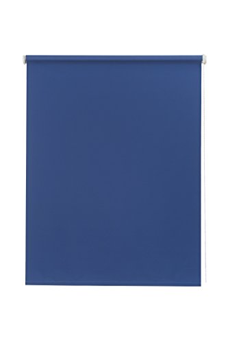 Sunlines HWA10470 Seitenzugrollo Verdunklung, Stoff, jeansblau/weiß, 62 x 180 cm von sunlines