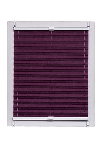 Plissee Made in Germany, Tageslicht, Echtcrush, Violett, Klemmfix, weisse Schiene, 70 x 150 Plissee Made in Germany, Tageslicht, Echtcrush, Violett, Klemmfix, weisse Schiene, 70 x 150 von sunlines