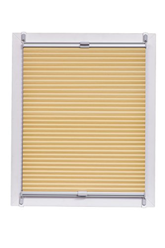 Sunlines Wabenplissee Made in Germany, Tageslicht, Klemmfix Silbergraue Schiene, 80 x 220, Stoff, Apricot, 80 x 2.3 x 220 cm Sunlines Wabenplissee Made in Germany, Tageslicht, Klemmfix Silbergraue Schiene, 80 x 220, Stoff, Apricot, 80 x 2.3 x 220 cm von sunlines