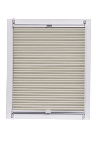 Sunlines Wabenplissee Made in Germany, Verdunkelung, Klemmfix Silbergraue Schiene, Stoff, Creme, 70 x 2.3 x 150 cm Sunlines Wabenplissee Made in Germany, Verdunkelung, Klemmfix Silbergraue Schiene, Stoff, Creme, 70 x 2.3 x 150 cm von sunlines