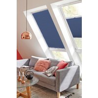 sunlines Dachfensterplissee "StartUp Style Honeycomb VD" abdunkelnd verspannt mit Führungsschienen von Sunlines