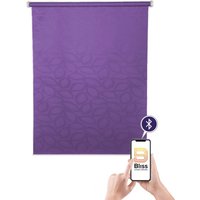 sunlines Elektrisches Rollo "Akkurollo Curves appgesteuert, blickdicht, Sunlines, weißer Fallstab" blickdicht appgesteuert via Bluetooth von Sunlines