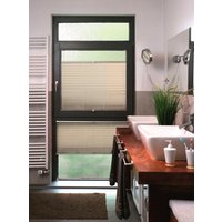 sunlines Plissee "Classic Style Crepe" Lichtschutz ohne Bohren verspannt verspannt mit Simply-Fix Klemmträger, nach Maß von Sunlines