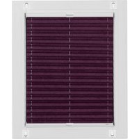 sunlines Plissee "Start-up Style Crush" blickdicht ohne Bohren verspannt geklebt mit Gelenkklebeplatte von Sunlines