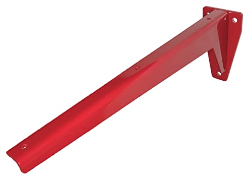Sunload Regalbodenträger Schwerlastträger L-Profil Konsole Stahl verzinkt pulverbeschichtet (380mm rot) von Sunload