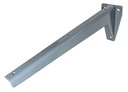 Sunload Regalbodenträger Schwerlastträger L-Profil Konsole Stahl verzinkt pulverbeschichtet (380mm grau) von Sunload