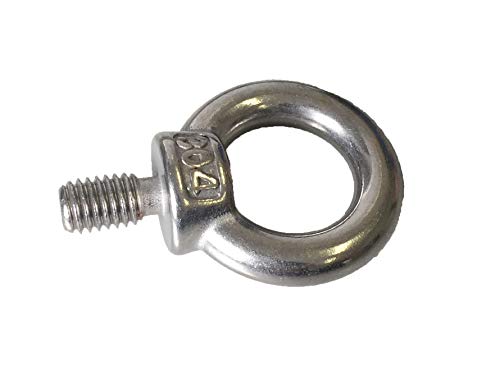 Sunload Ringschraube Augbolzen Ringbolzen ähnlich DIN 580 - Edelstahl rostfrei AISI 304 V2A poliert 2 Stück (M14) von Sunload