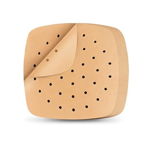 Sunmeit 200 Air Fryer-Papier Einweg Backpapier Ölabsorbierendes Papier Haushalt Pad Papier Backen 20x20cm Durable Braun Sunmeit 200 Air Fryer-Papier Einweg Backpapier Ölabsorbierendes Papier Haushalt Pad Papier Backen 20x20cm Durable Braun von Sunmeit