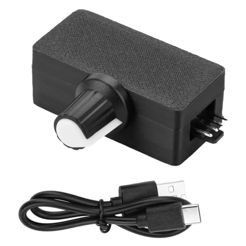 Sunmeit 5-V-PWM-Drehzahlregler, 5-V-4-Pin-PWM-Lüfterregler, PWM-Regler, USB-Typ-C-Netzteil, DIY-Kühler für 5-V-4-Pin-Lüfter von Sunmeit