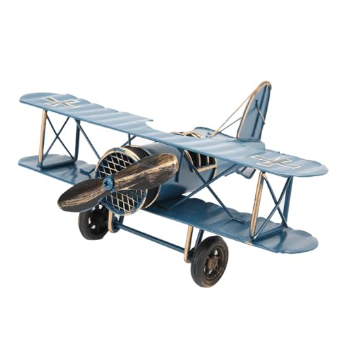 Sunmeit Flugzeugmodell-Dekoration, Vintage-Doppeldecker, Handgefertigte Heimdekorationen, Schreibtischdekoration, Schreibtischdekoration, Flugzeug Sunmeit Flugzeugmodell-Dekoration, Vintage-Doppeldecker, Handgefertigte Heimdekorationen, Schreibtischdekoration, Schreibtischdekoration, Flugzeug von Sunmeit