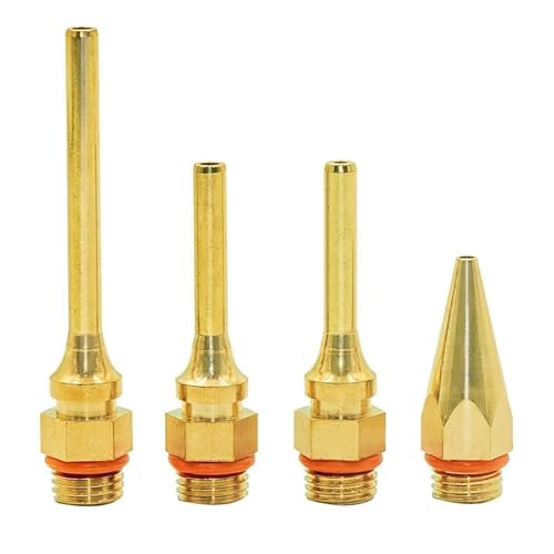 Sunmeit Power-Klebepistole mit Spitze, KupferdüSen für HeißKleber, 4Er-Pack KupferdüSen für Dual-Temp-HeißKlebstoff in Voller GrößE Sunmeit Power-Klebepistole mit Spitze, KupferdüSen für HeißKleber, 4Er-Pack KupferdüSen für Dual-Temp-HeißKlebstoff in Voller GrößE von Sunmeit