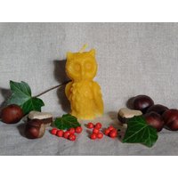 100% Bienenwach, Eule von SunnaLicht