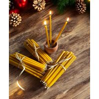 100% Bienenwachskerzen, Ritualkerzen, Kirchenkerzen, Handgezogen von SunnaLicht