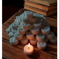 100 St. Teelichter Aus Olivenwachs, Auch Für Stövchen Und Duftlampen Geeignete von SunnaLicht