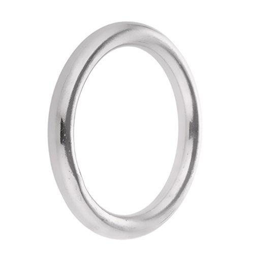 Rundring aus hochwertigem Edelstahl, Edelstahl Ringe, Metallring - 8 x 70mm von SM SunniMix
