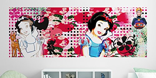 Sunny Decor | Disney | Fototapete CHARMING SNOW WHITE | 202 x 73 cm | Tapete, Wand Dekoration, Schneewittchen, Kinderzimmer | SD415 von Komar