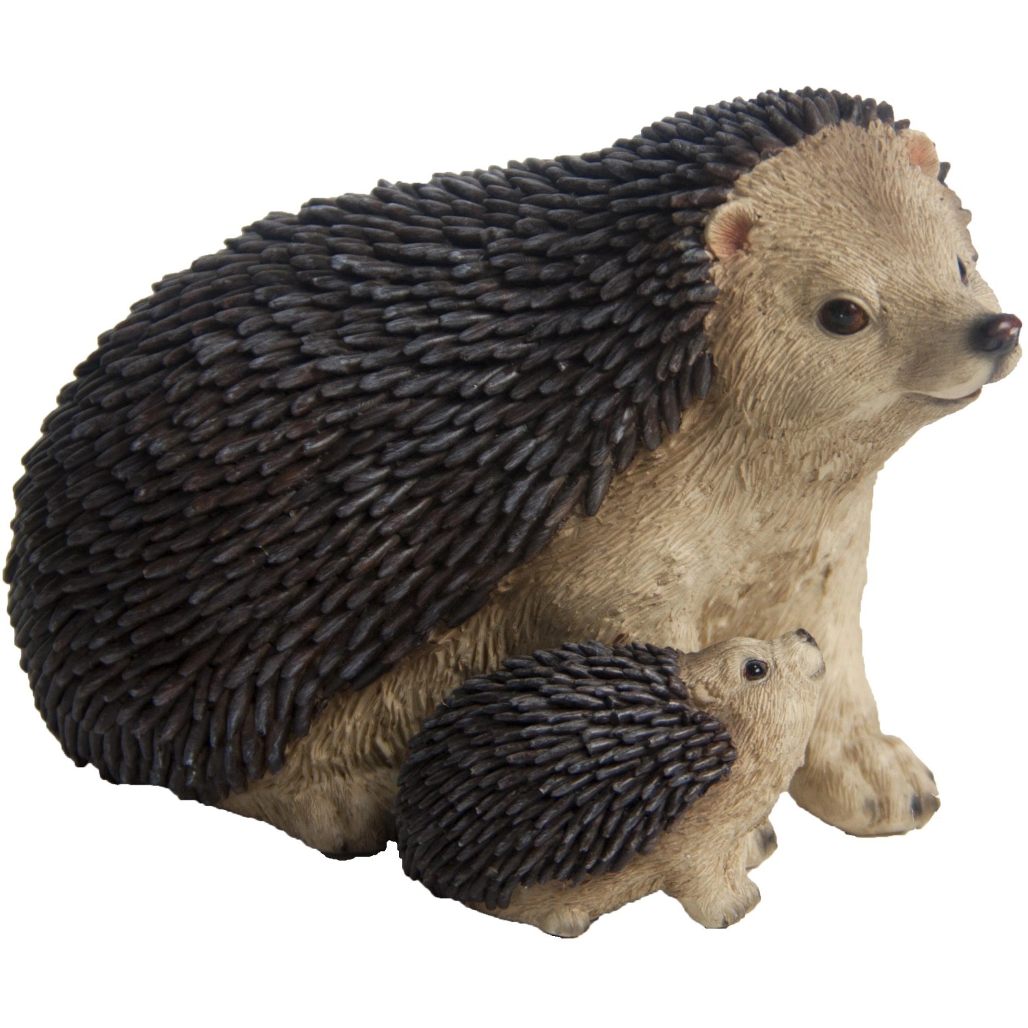 Deko-Figur Igel mit Kind 16 cm von Sunny Garden