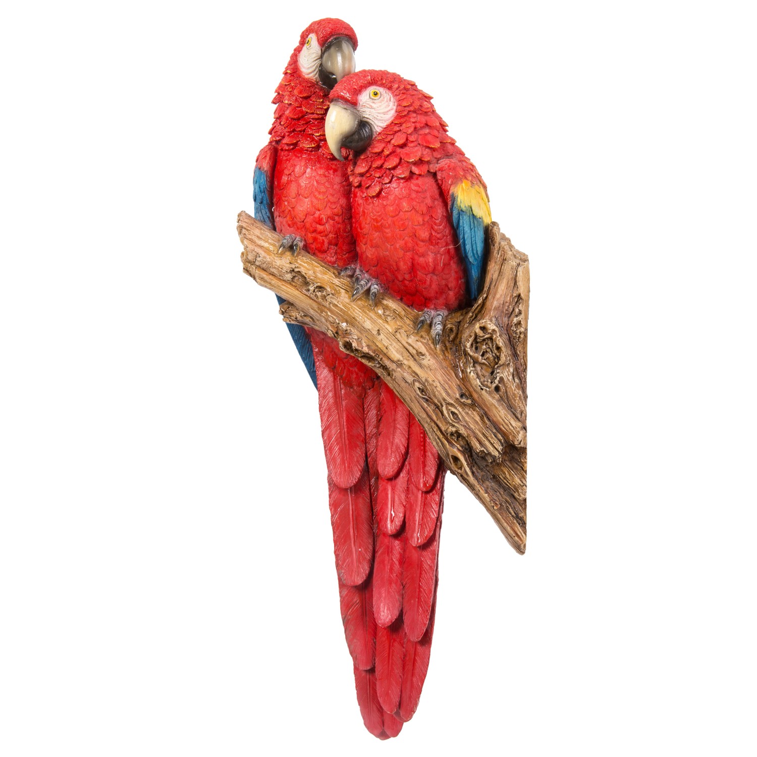 Deko-Figur Vogel Papagei 40 cm zur Wandmontage von Sunny Garden