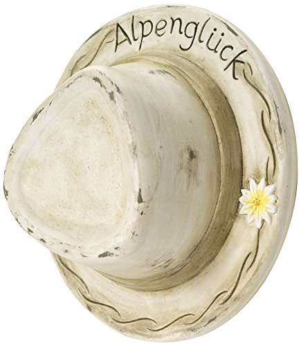 Sunny Toys 14756 Keramik Dekohut mit Edelweiß zum Hängen, Alpenglück, Circa 20 cm Sunny Toys 14756 Keramik Dekohut mit Edelweiß zum Hängen, Alpenglück, Circa 20 cm von Sunny Toys