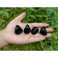 Schwarz Obsidian Trommelsteine 20-40mm von SunnyBonny