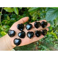 Schwarzes Obsidian Herz 1" | 25mm von SunnyBonny