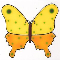 Schmetterling -Familie Fenster Kunst von SunnyDayArt