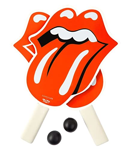 SunnyLIFE Beach Bats Rolling Stones Lippenspiel, Rot von SunnyLIFE