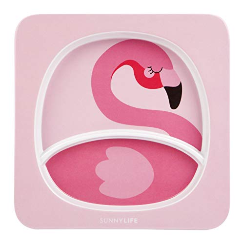 Sunnylife S9XPLAFL Kids Plate, Melamine von SunnyLIFE