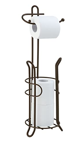 LCUS SunnyPoint Toilettenpapier-Rollenhalter mit Reserve, verchromt 7.7" L X 7.1" W X 23.6" H Bronze von SunnyPoint